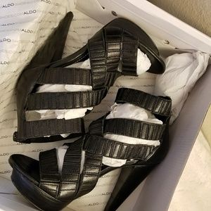 Sexy black pump heels